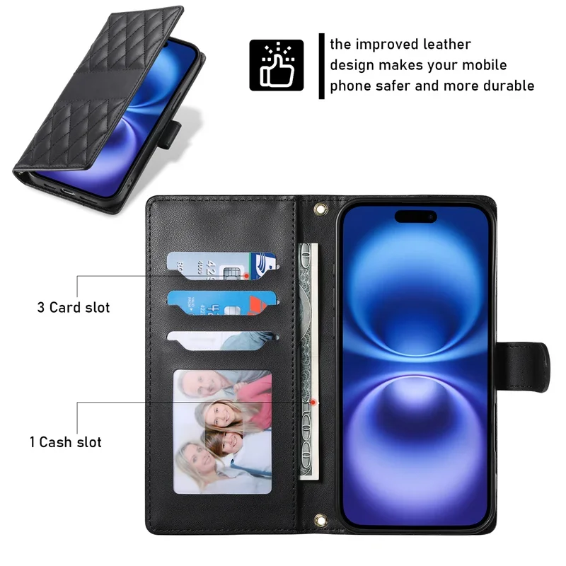 Long lanyard Flip Leather Case - огляд і ціна Phone Cases Australia
