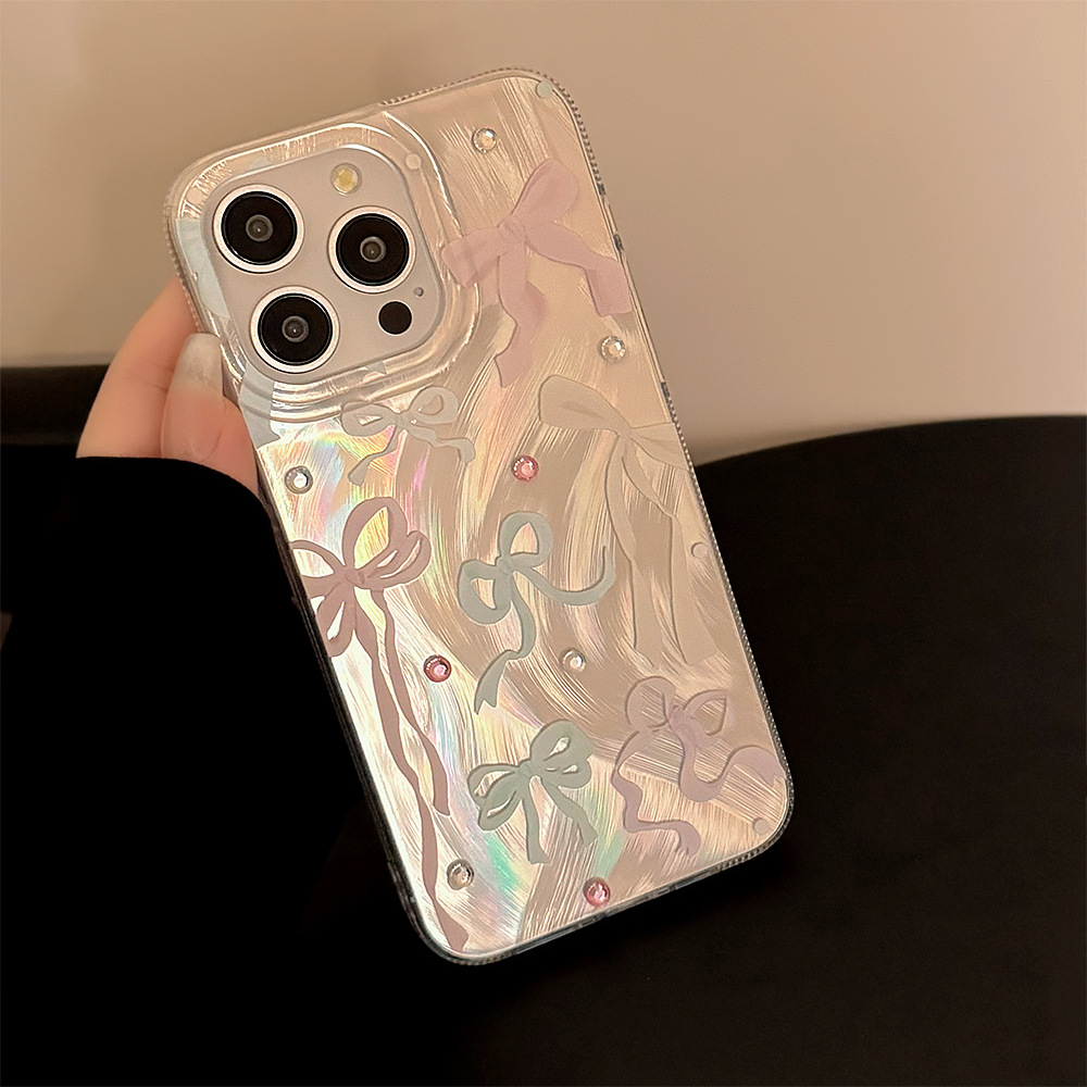 Korean Colorful Bowknot Diamon - огляд і ціна Phone Cases Korean