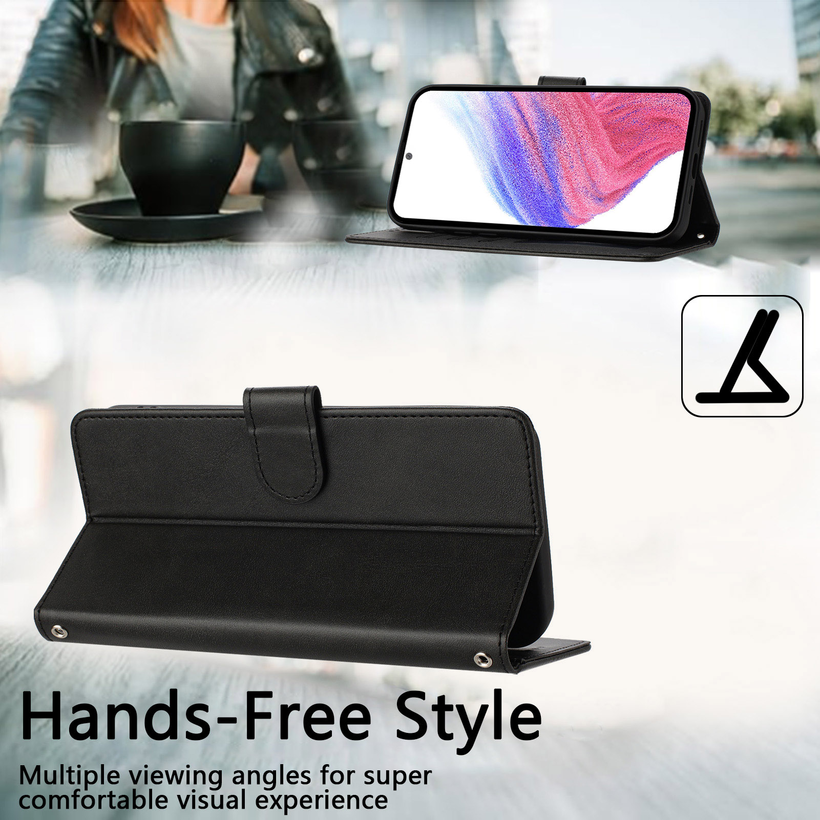 Flip Wallet Leather Case For S - огляд і ціна Phone Cases With Wallet On Back