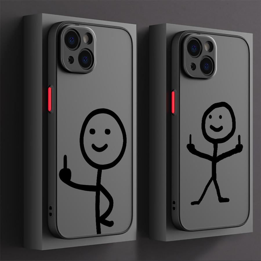 Finger People Stickman Funda B - огляд і ціна Phone Cases Websites