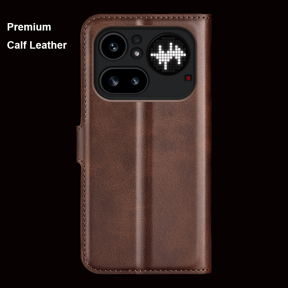 Premium Calf Leather Flip Case - огляд і ціна Phone Cases Nothing 3A