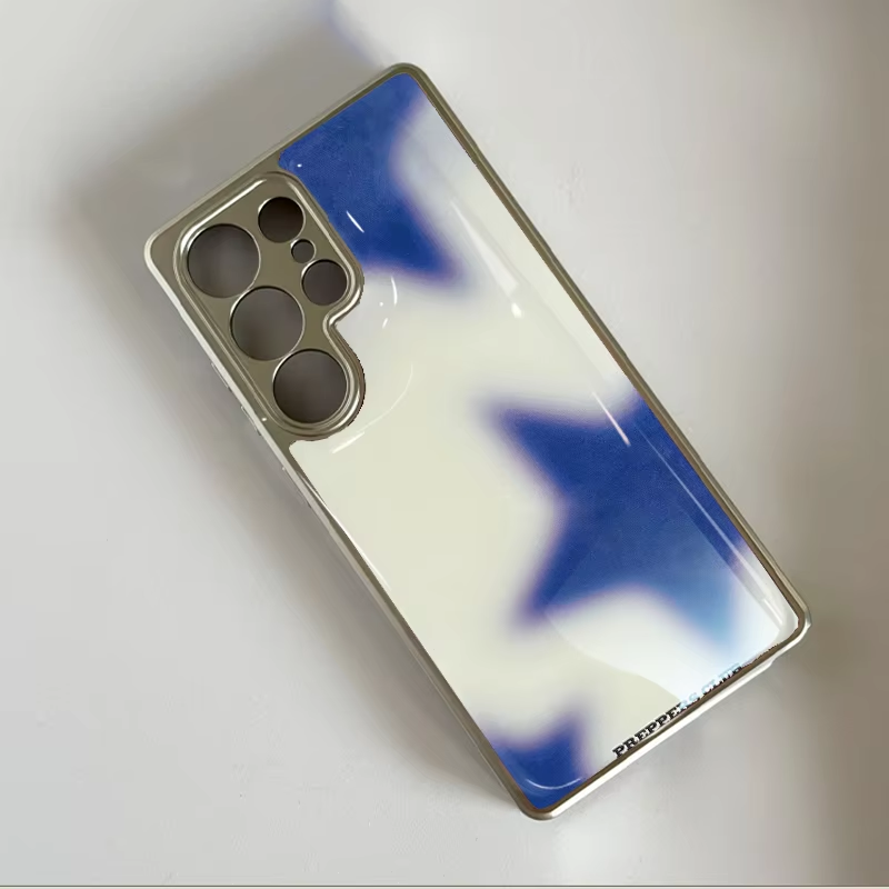 Korean Ins Blue star gradient  - огляд і ціна Phone Cases Korean