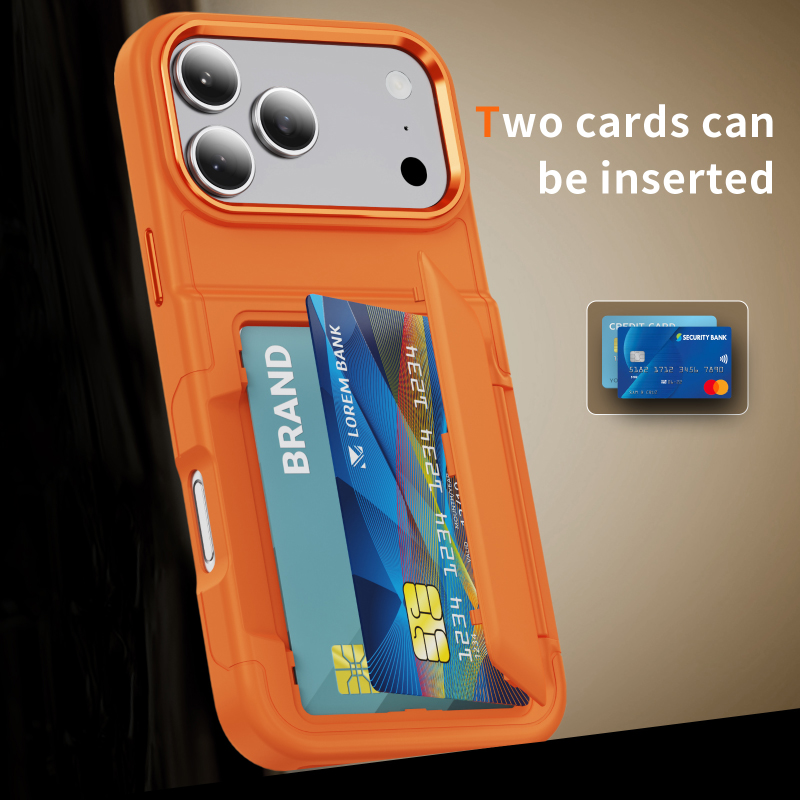 New Solid Color Frosted PC Wal - огляд і ціна Phone Cases With Wallet On Back