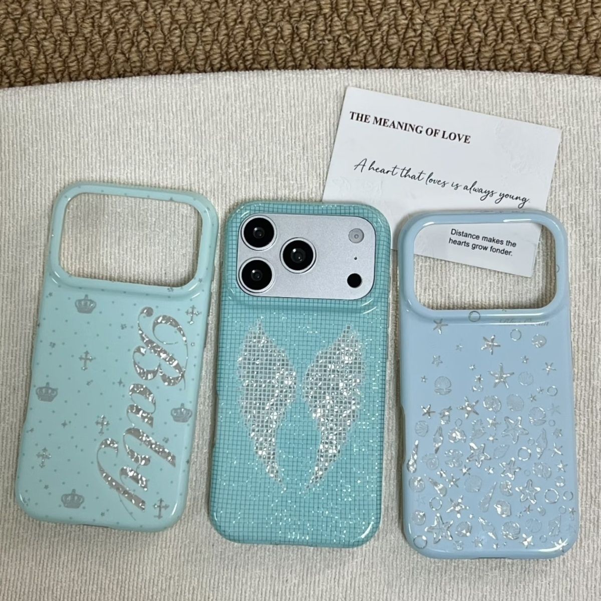 Korean Ins Mint Colored Englis - огляд і ціна Phone Cases Korean