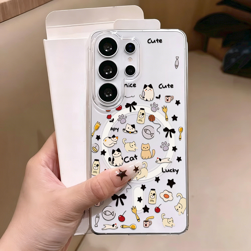 Cute Cat Magnetic Phone Case F - огляд і ціна Phone Cases With Magsafe