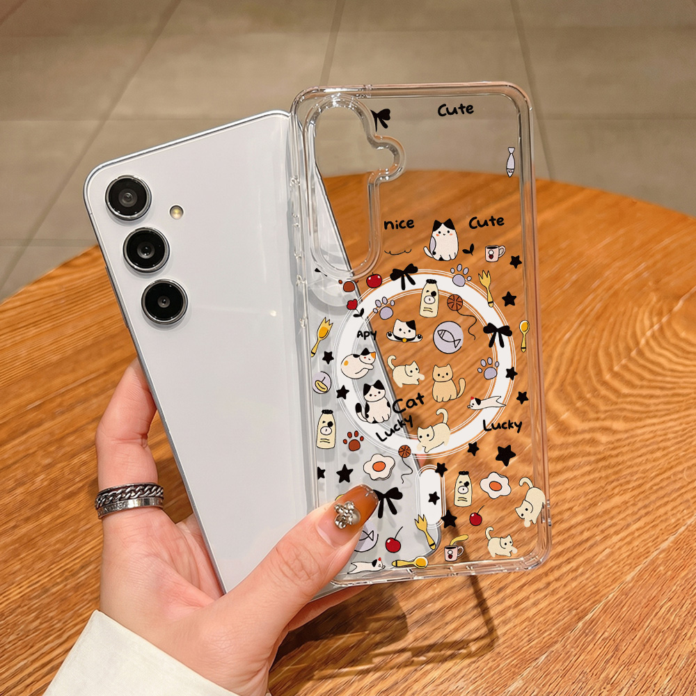 Cute Cat Magnetic Phone Case F - огляд і ціна Phone Cases With Magsafe