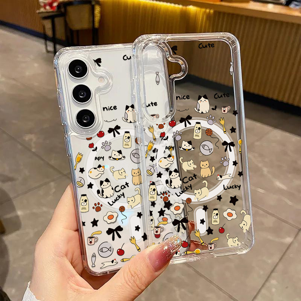 Cute Cat Magnetic Phone Case F - огляд і ціна Phone Cases With Magsafe