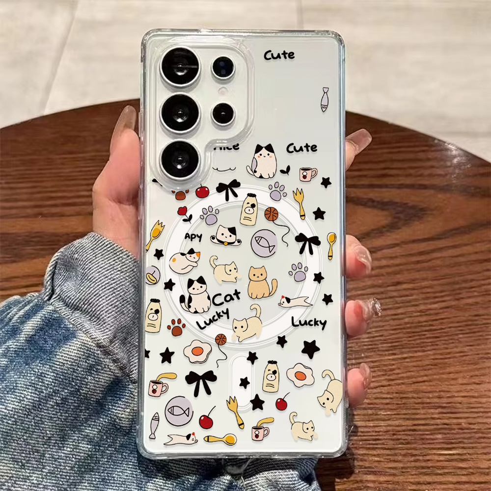 Cute Cat Magnetic Phone Case F - огляд і ціна Phone Cases With Magsafe