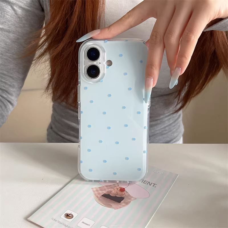 Korean Ins Girl Simple Blue Pi - огляд і ціна Phone Cases Korean
