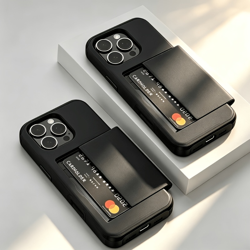 Luxury Slide Wallet Card Slot  - огляд і ціна Phone Cases With Wallet On Back