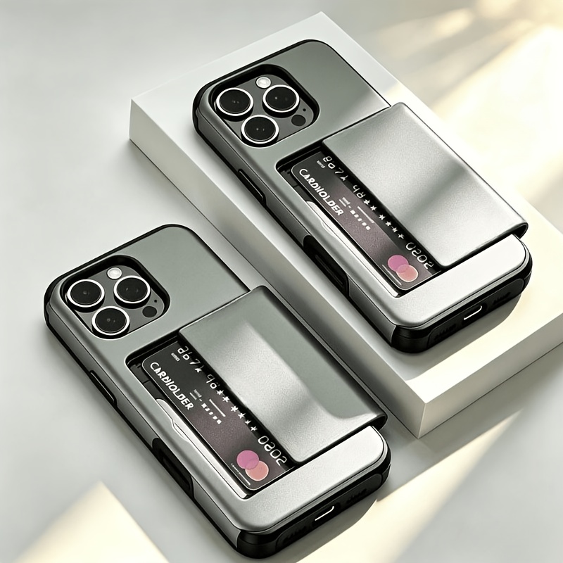 Luxury Slide Wallet Card Slot  - огляд і ціна Phone Cases With Wallet On Back