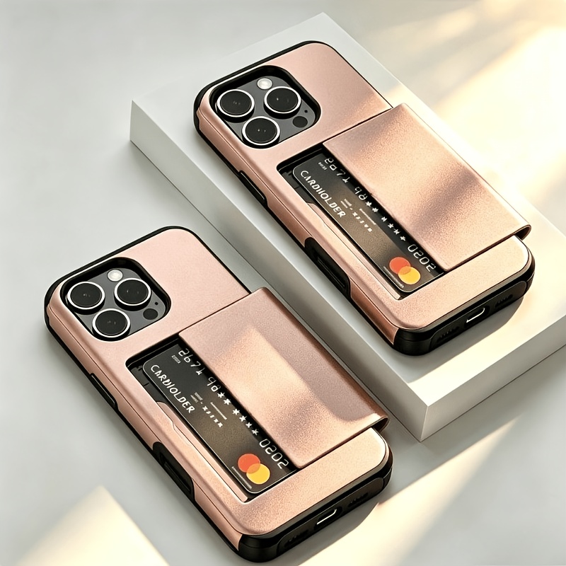 Luxury Slide Wallet Card Slot  - огляд і ціна Phone Cases With Wallet On Back