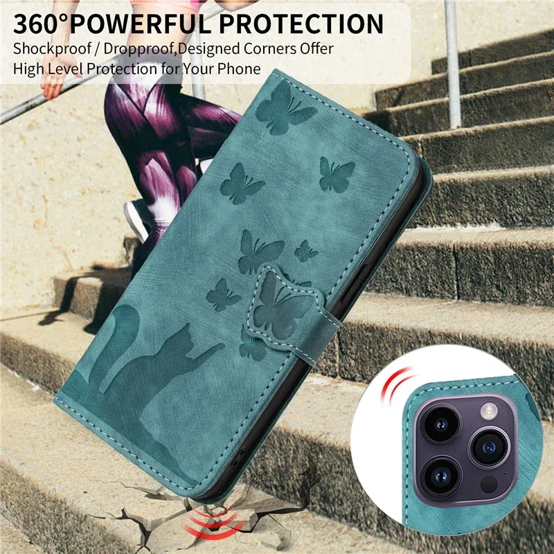 3D Cat Wallet Flip Case for Co - огляд і ціна Phone Cases With Wallet On Back