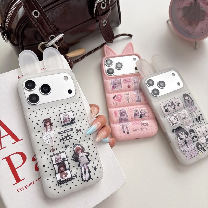 Japanese Y2K Cute Bunny Ear Ph - огляд і ціна Phone Cases For Girls