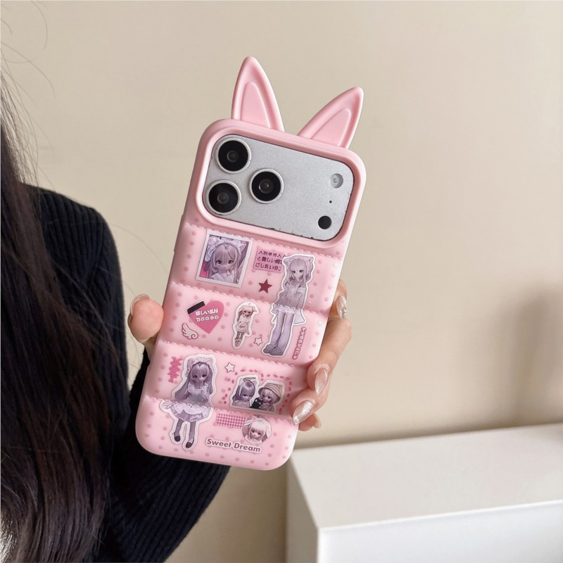 Japanese Y2K Cute Bunny Ear Ph - огляд і ціна Phone Cases For Girls
